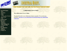 Tablet Screenshot of ancestralquestonline.com